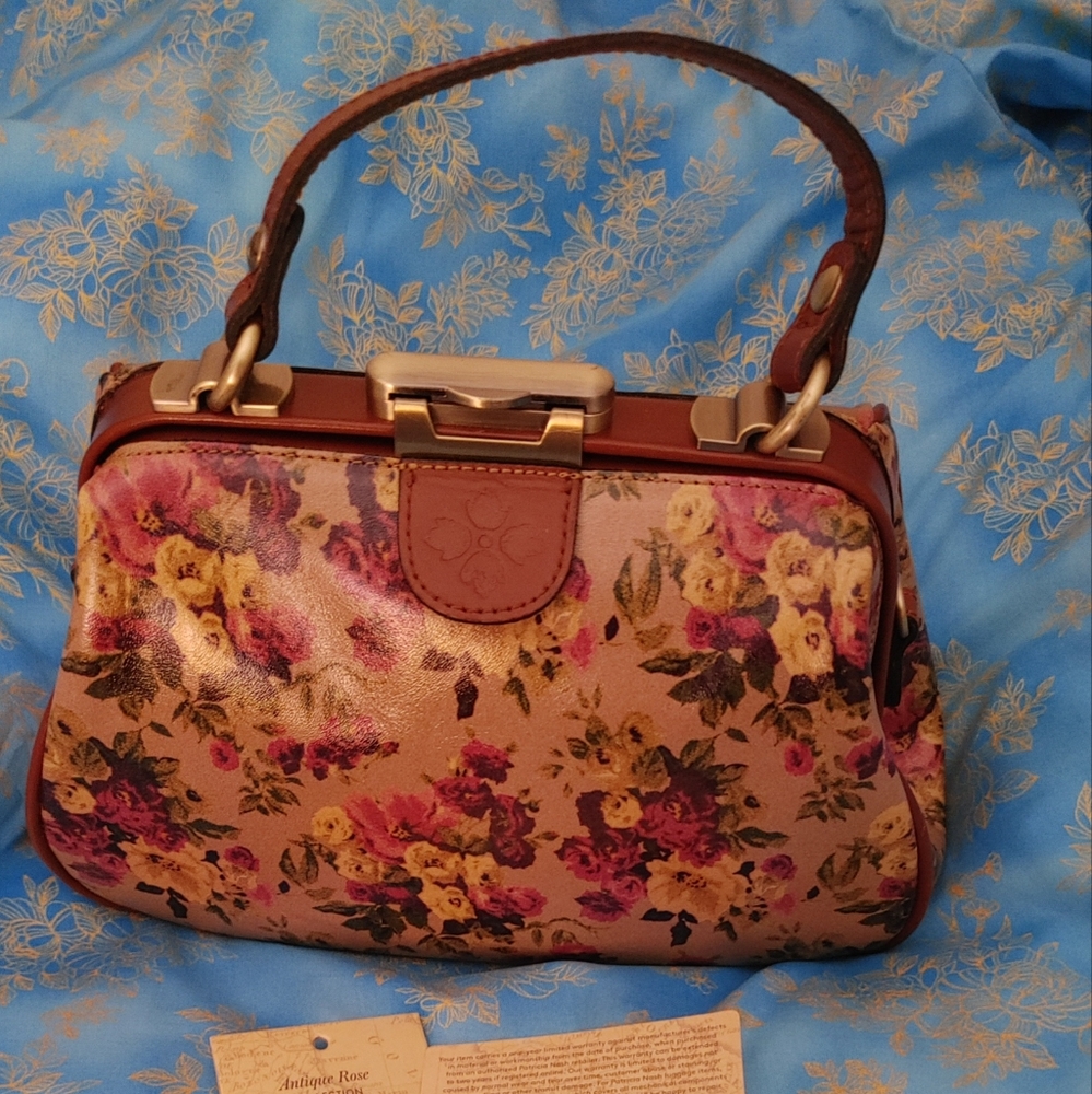 Patricia Nash Floral Vintage-Style Handbag - Picture 2 of 6
